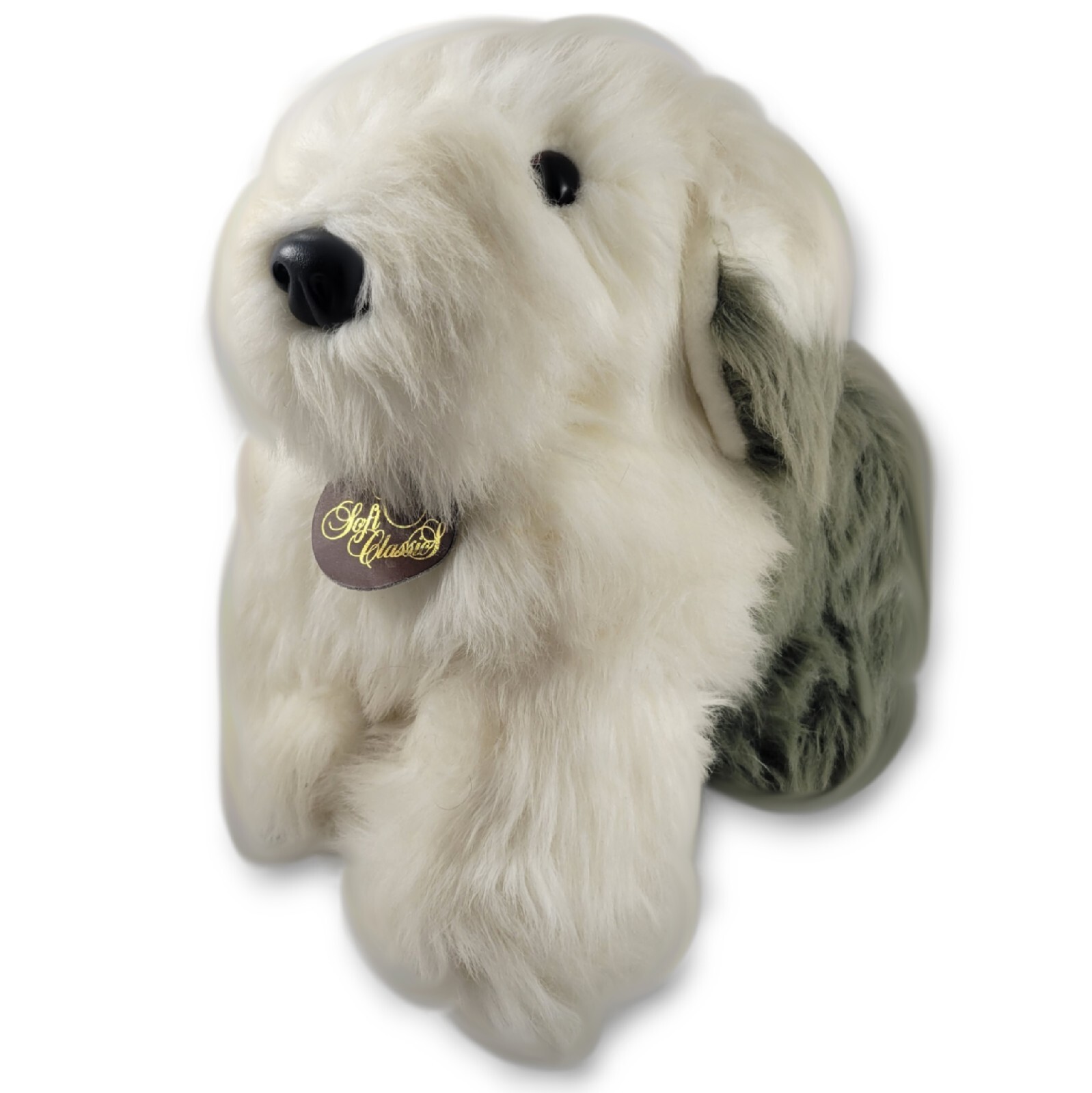 Dakin Sheep Dog Stuffed Animal Toy Soft Classics Gray White Plush