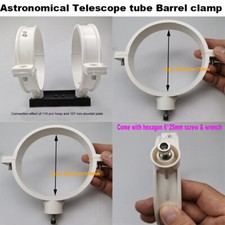 75-250mm ID Astronomical Telescope tube Barrel clamp Outer Diameter PVC 1Pair