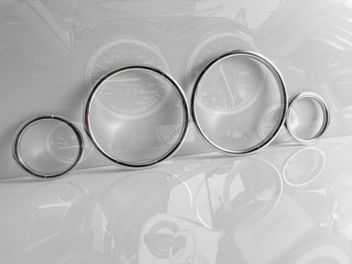 Fits: Bmw K1200 GT / RS 4-Teilig Poliert Aluminium Tachoringe Tacho Ringe - Picture 3 of 10