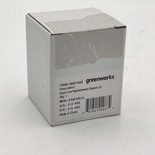 Greenworks 0.065 in. Dual Line Replacement String Trimmer Spool 3-Pack 2900719 - Picture 2 of 3