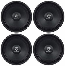 (4) Rockville RM84PRO 8" 4 Ohm 1200 Watt SPL Midrange/Mid-Bass Car Speakers