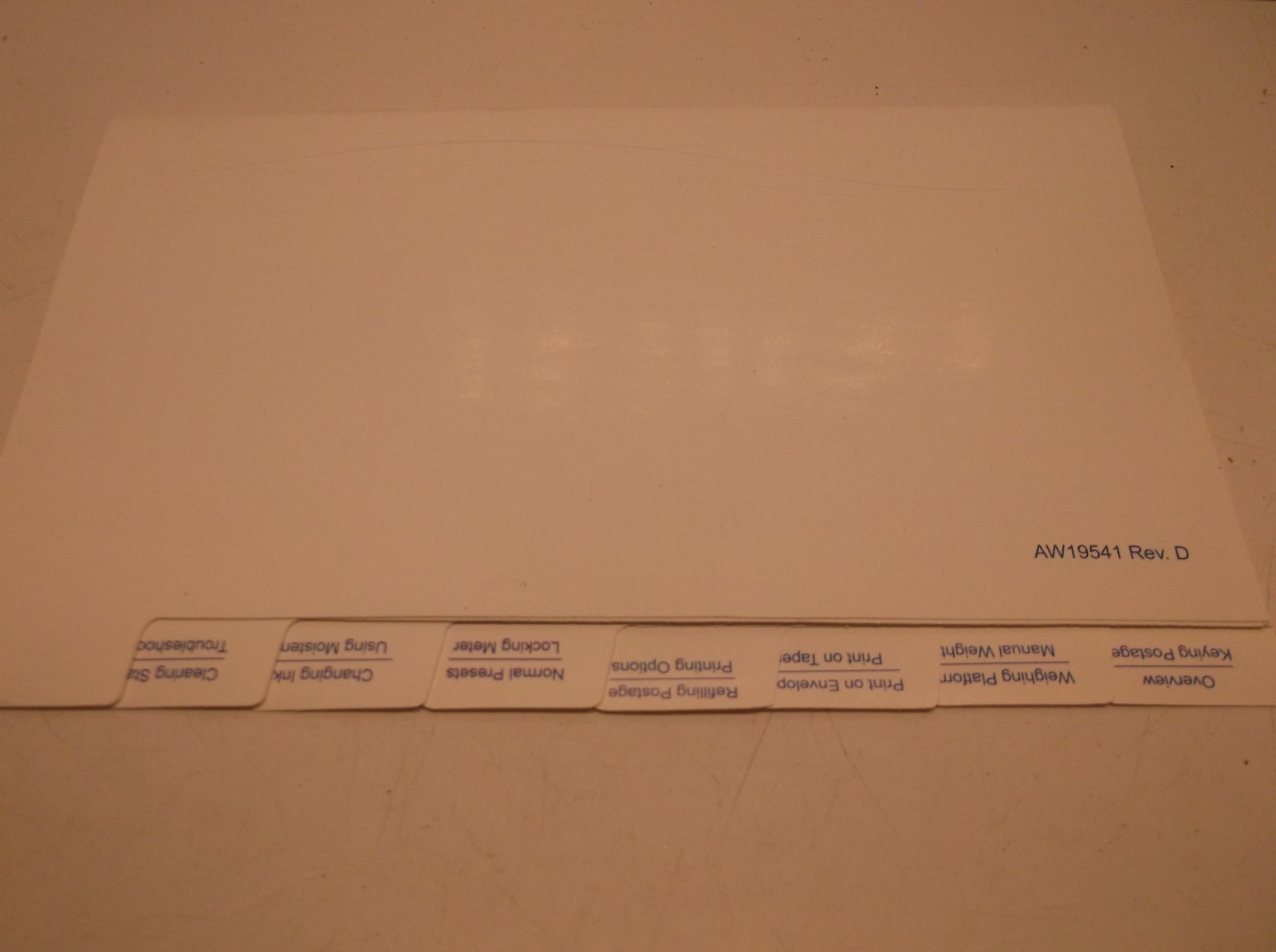 Pitney Bowes DM300C Postage Meter Printer Reference Guide eBay