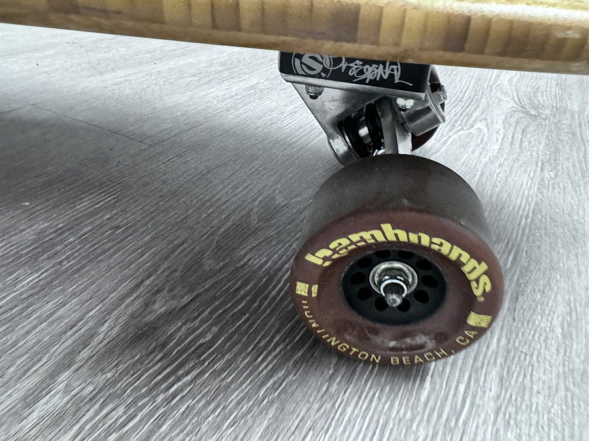 Hamboards Huntington Beach The Pinger Bamboo Longboard Skateboard
