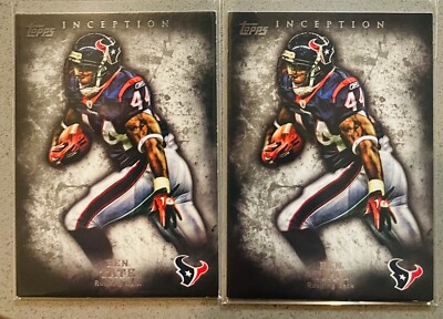 2 Lot 2012 Topps Inception Football NFL #86 Ben Tate Base Card Houston Texans