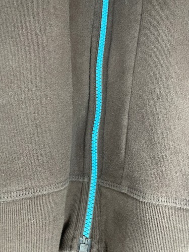 Women's La Sportiva Brown and Blue Bombaluna Cotton Hoodie, Medium Hoody - Picture 12 of 13
