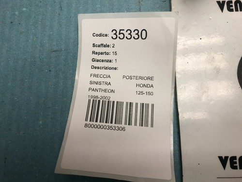 Parada trasera izquierda Honda Pantheon 125-150 1998-2002 - Imagen 4 de 4
