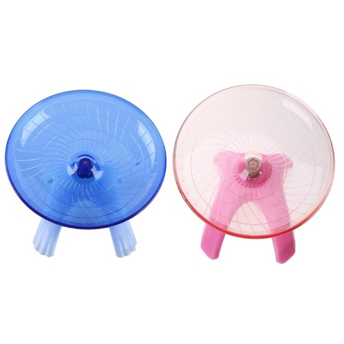 Hamster Running Wheel Mouse Running Disc Toy Silent Flying Saucer Axle Wheel - Picture 5 of 9