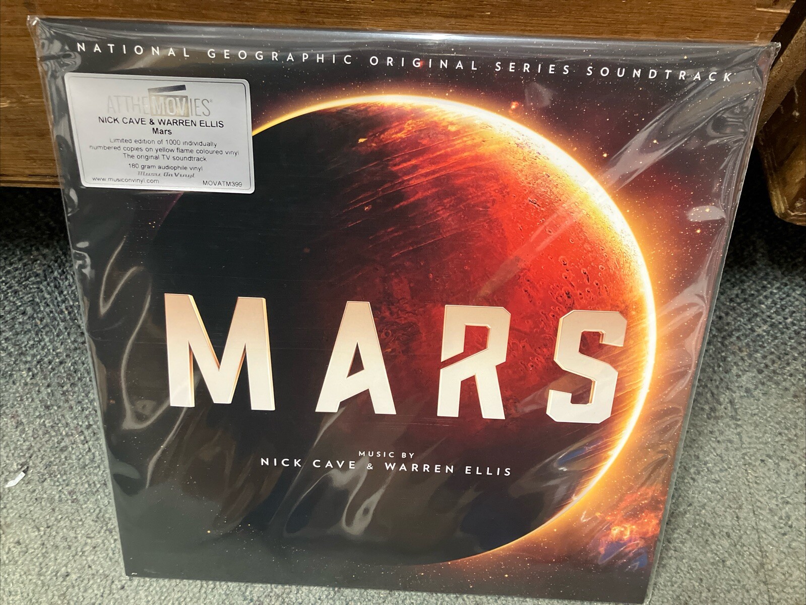 MARS (OST) - NICK CAVE & WARREN ELLIS 180G NUMBERED YELLOW FLAME VINYL LP (NEW)