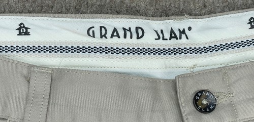 Grand Slam Pinguin Herren Vintage Beige Chino Khaki Shorts Gr. 40 - Bild 5 von 12