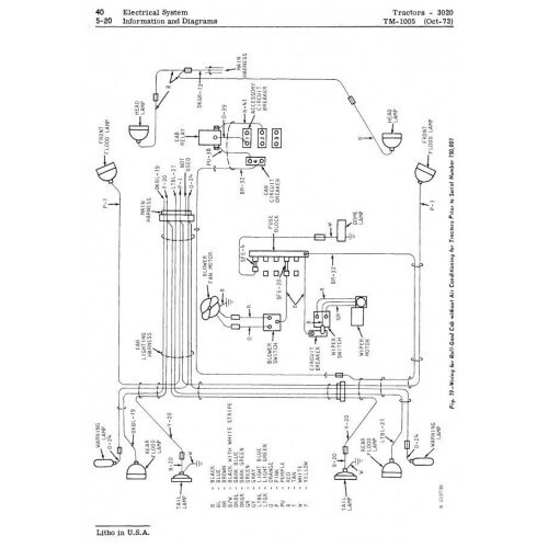 JOHN DEERE 3020 ROW-CROP TRACTOR ALL INCLUSIVE TECHNICAL SERVICE MANUAL ON USB - Picture 4 of 5