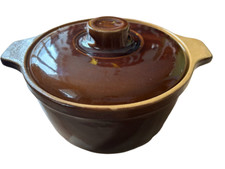 Tontopf Steinguttopf Rumtopf Schmalztopf Steingut 4 Liter mit Deckel glasiert