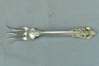 GRANDE BAROQUE by WALLACE STERLING SILVER COCKTAIL FORK 5.5" #00787