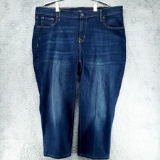 Old Navy Original Straight Mid Rise Jeans Womens 18 REG Blue 5-Pocket High Rise