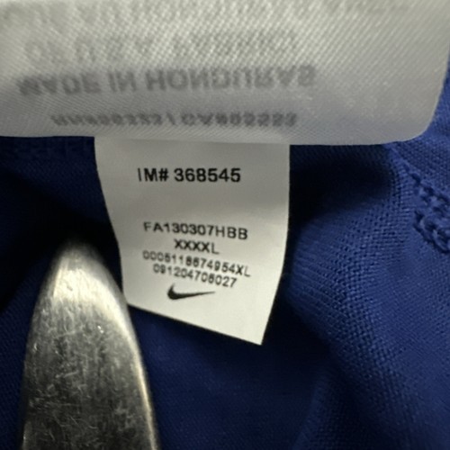 Nike Dri Fit New York Giants NFL Shirt Size 4XL Blue Short Sleeve - Picture 10 of 11