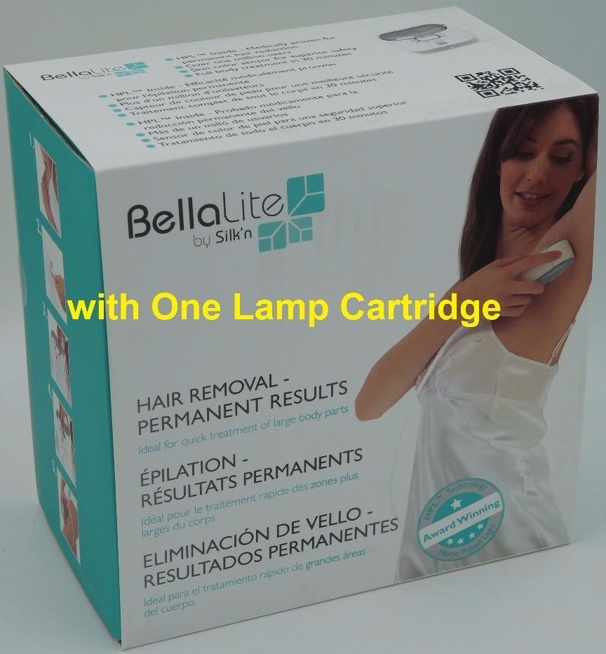 BellaLite by Silk'n Hair Removal System + 1 or 3 1500Pulse Lamp