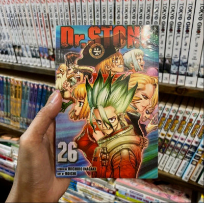 Dr Stone Riichiro Inagaki Manga English Vol 1-26 Complete Comic End