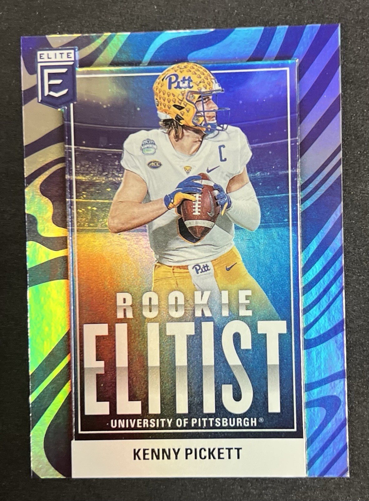 2022 Panini Donruss Elite RE-1 Kenny Pickett Rookie Elitist