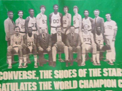 Rare Promo Converse 1981 BOSTON CELTICS Champion Poster LARRY BIRD KEVIN McHALE - Picture 2 of 8