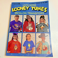Looney Tunes Cartoon Iron-Ons Activity Book 1995 Paperback Unused