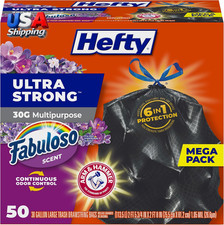 Ultra Strong 30 Gallon Trash Bags, Black Large Trash Bags 30 Gallon Size, Multi