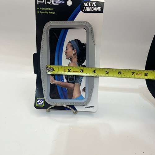 Bransoletka treningowa na telefon komórkowy Pro Strength Active Reflective Regulowany pasek Nowy - Zdjęcie 3 z 6