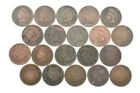 Lot 20 1800's 1890-1899 Indian Head Penny Cents US Coin Collection 2/5 Roll *334