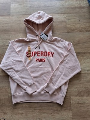 Superdry Damen Kapuzenpullover Hoodie Oversize, Größe 40, UVP 69,99 Euro