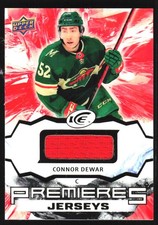 2021-22 Upper Deck Ice #IPA-CD Connor Dewar Ice Premieres Jersey
