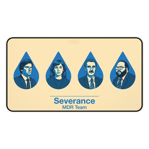 Office Meets Intrigue - Tappetino Mouse Pad Severance MDR Team per la configurazione della scrivania - Foto 2 di 4