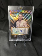 Cory Sandhagen 2024 Topps Gold Label UFC Black Quest For Gold Auto /10 #QGS-CSA