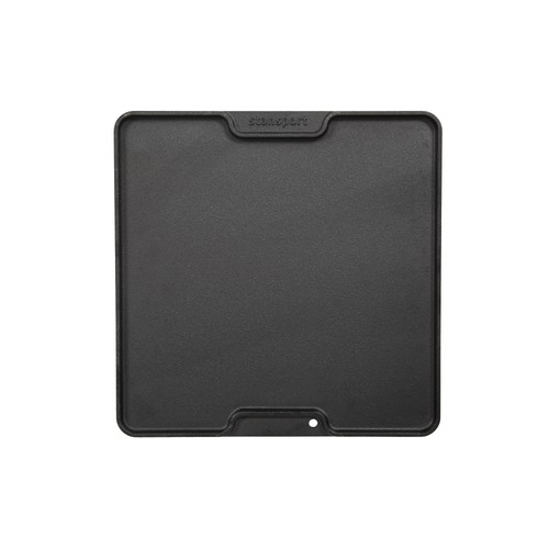 Stansport Pre-Seasoned Cast Iron Griddle with Lid Lifting Hole - 15" surface - Picture 2 of 8
