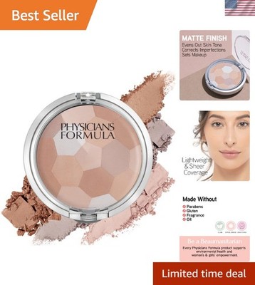 Translucent Pressed Setting Powder - Multi-Colored Finish for Sensitive Skin