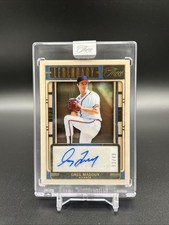 🔥👀 2025 Panini Three and Two-Legendary Signatures Greg Maddux /49 Braves 👀🔥