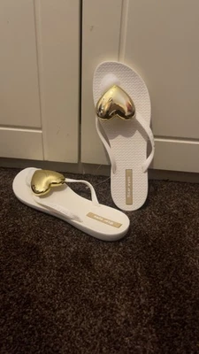 US8/UK6 Ipanema Crème Sandals - Image 1 of 3