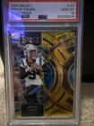 2023 Panini Select - Premier Level Bryce Young #167 Gold Prizm /10 (RC)