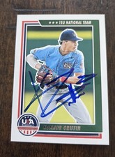KONNOR GRIFFIN 2022 USA Stars & Stripes SIGNED AUTO Autograph FIRST EVER CARD