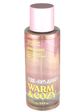 VICTORIA'S SECRET PINK WARM  COZY SUNSPLASHED BODY MIST SPRAY SPLASH 8.4 oz NEW