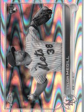 2022 Topps Chrome Sonic #212 Tylor Megill Black & White RayWave