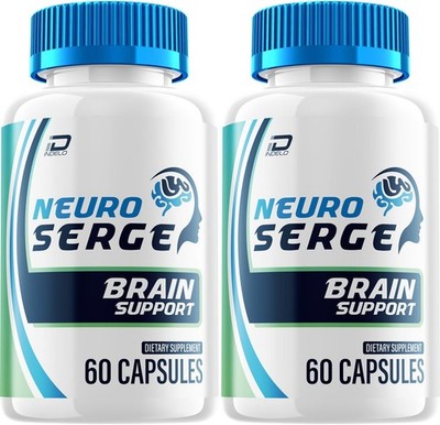 (2 Pack) Neuro Serge Capsules   NeuroSerge Natural Blend Memory Focus Support