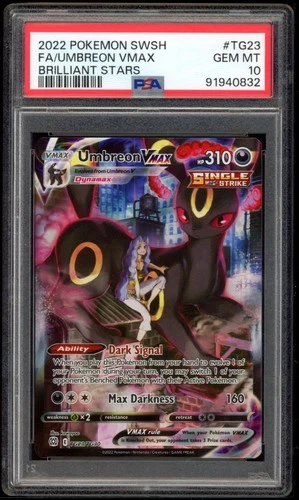 Umbreon Vmax TG23/TG30 PSA 10 - Brilliant Stars - Pokemon Card Game