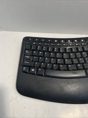 Microsoft Comfort Keyboard 5000 Model 1394 Wireless Keyboard No Dongle (Works) - Picture 2 of 5