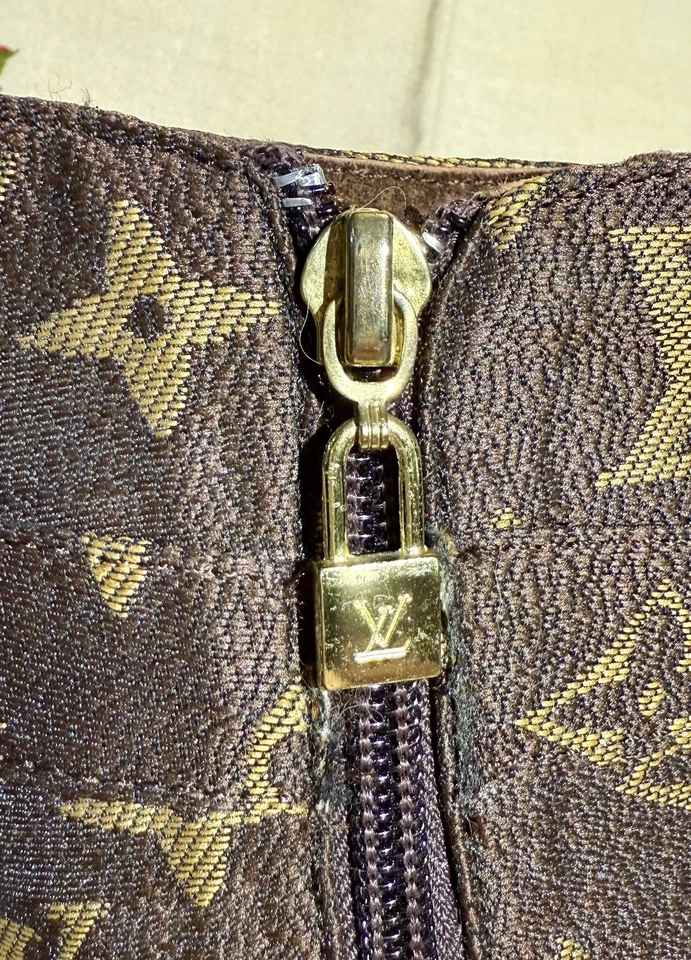 Louis Vuitton Marrón Monograma Vintage Lona Renacimiento Botines Talla US 7 EU 38 Foto 4 de 4