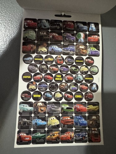 Disney Pixar Cars Sticker 6 Bogen / 414 Sticker ! - Bild 5 von 8