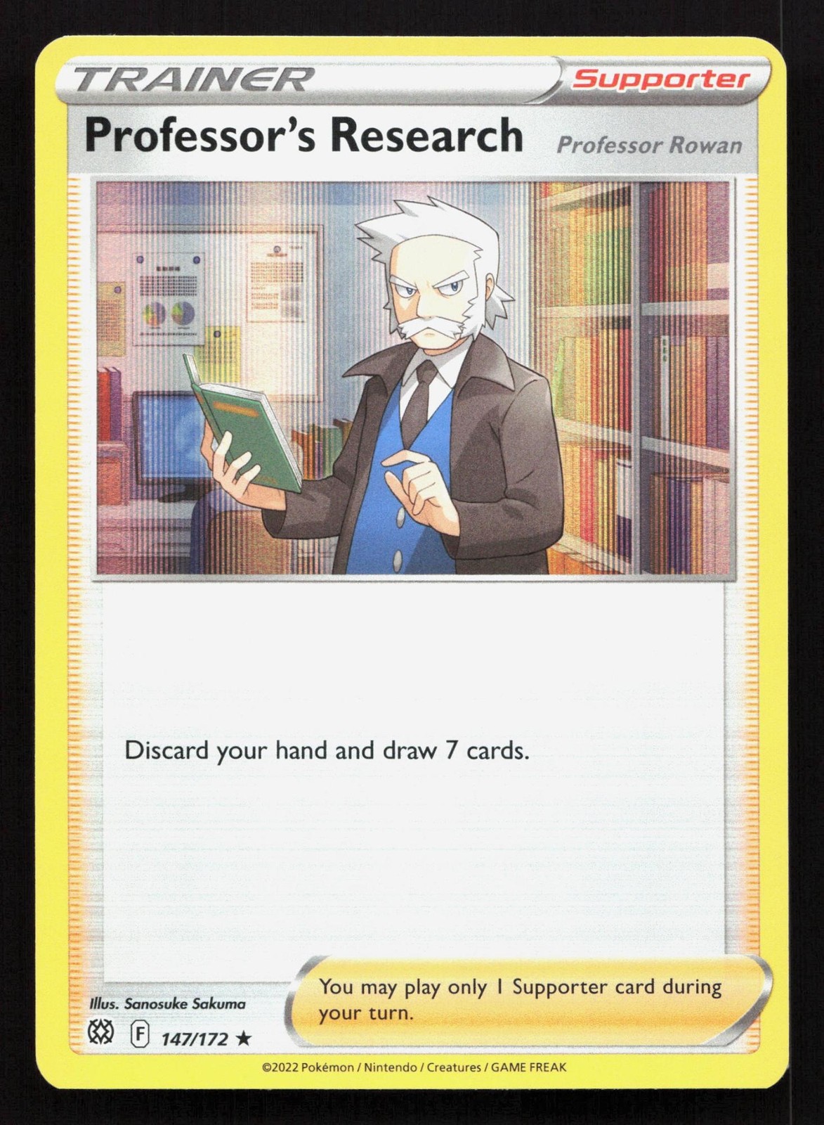 Professor's Research 147/172 Brilliant Stars NM Pokemon Card TCG