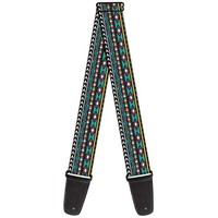 Guitar Strap - Geometric5 Gray/Teal/White/Pink/Yellow (Us Import) Acc Neu