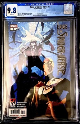  ️ Edge of Spider-Verse #5 1st App. of Web-Weaver and Hunter-Spider CGC 9.8