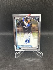2024 Bowman Chrome Andres Valor 1st Chrome Auto #CPA-AV 1st RC Marlins Miami