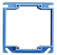 Carlon A420RR 2-Gang PVC Switch Box Cover 1/2" | Blue Electrical Box Cover