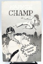 Vintage 1984 Karate Champ Commodore 64 MANUAL ONLY NO GAME C64