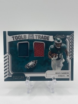 2022 Panini Absolute - Tools of the Trade Double Miles Sanders #TTD-33 /199